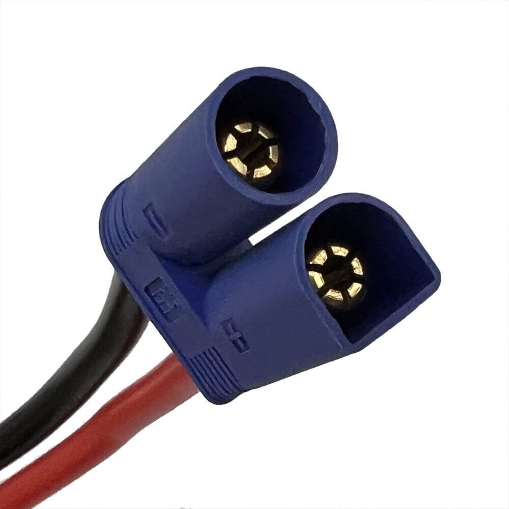 GinTai 12AWG TRX ID ESC LiPo Current Adapter for Traxxas Female to EC5 IC5