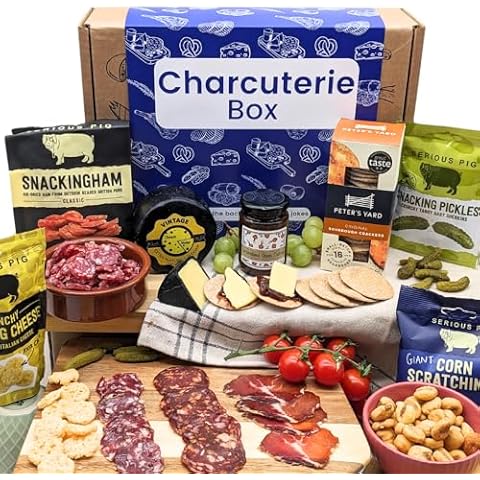 Delicious Charcuterie Gift Box with Cheese Cover