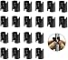 72 Packs of 3/4 Inch Wire Shelf Clips, Eau Wire Shelving Shelf Lock Clips for 3/4" Post Shelving, Replacements for Wire Shelving System, Focus - Plastic.