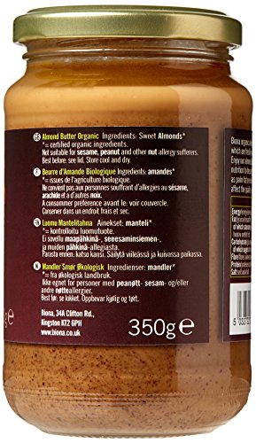 Biona Organic Almond Butter, 350 g - 4