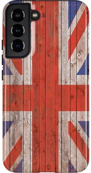 Skinit Pro Phone Case Compatible with Galaxy S22 Plus - Scotland Flag Distressed Design