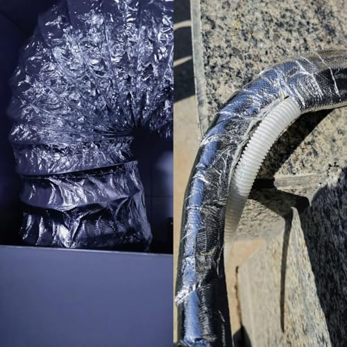 Fynxir Self-Adhesive Aluminized Fiberglass Cloth Heat Shield Blanket/Wrap Sheet - 15"x48" Aluminum Backed Thermal Reflective Insulation Barrier , Firewall(Heat Resistant, Tape-Like Adhesion) by Fynxir - Image 5