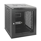 Espace de sol précieux : 12U armoire serveur à montage mural Dimensions : 45D x 55 W x 61,6 H centimètres