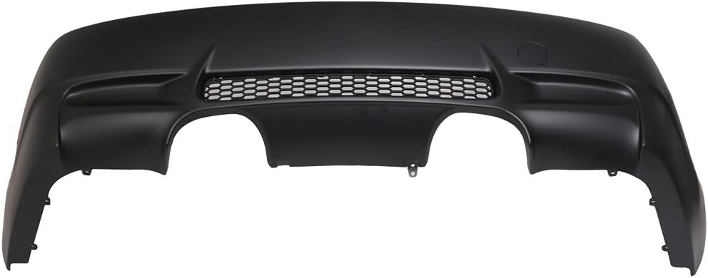 Rear Bumper Cover Compatible With 2007-2013 BMW E92, 3 Series M3 Style Rear Bumper Conversion Replacement PP Unpainted by IKON MOTORSPORTS, 2008 2009 2010 2011 2012