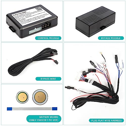 Image of EASYGUARD ECS002PP-BM-FM2 Plug Play Factory Key Remote Starter fit for BMW 2013-2018 F22 F23 F87 2 M2 F32 F33 F36 F82 F83 4 4GT M4 with Factory OEM Push Start Button 3X Lock to Start