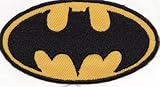 1 X Batman Logo Embroidered Iron on Patch