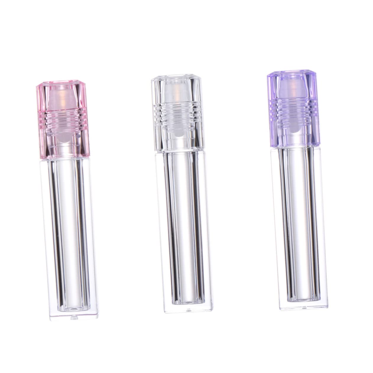 FRCOLOR 2juegos De Labial Hidratante Con Rodillo Refillable y Tapa Tonalidad Botellas De Labial Para Hidratación y Cuidado Labios