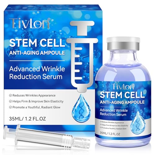 Stem Cell Serum for Face 1.2 fl.oz, Stem Cell Anti-Aging Ampoule, Anti Aging Smooth Nourish & Moisturize Skin Serum