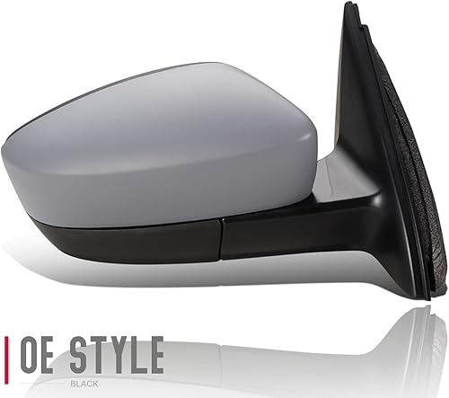 Miniatura 10 de DNA Motoring OEM-MR-VW1320160 Espejo retrovisor plegable con ajuste de potencia del lado del conductor gris con vidrio calentado compatible con