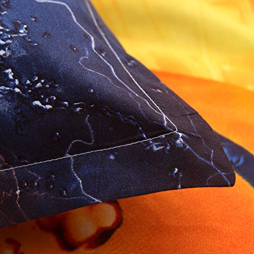 Ntbed Basketball Comforter Set Full For Boys Teens, 3-Pieces Sports Bedding Comforter,All-Season Reversible Fire Printed Quilt Set With 2 Matching Pillow Shams #TOP5