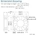 GDSTIME 5Volt 50x10mm 50mm 2 Inch Dupont Connector 2Pin Small Brushless DC Cooling Fan 2Pack