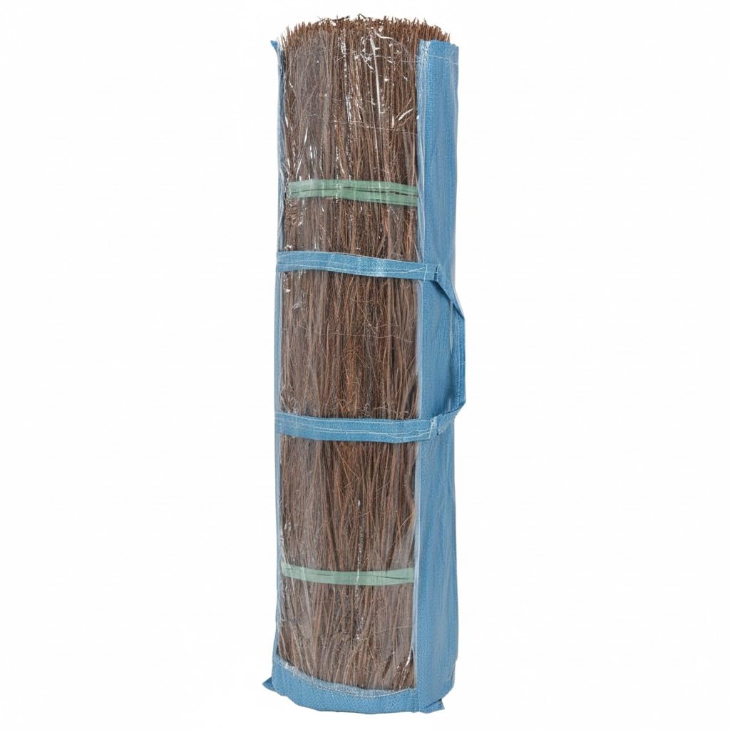 Suinga Brezo Jardin Ocultación 1,2x3 m | Cerramiento Natural de Brezo | Valla de Ocultación 90% para Jardin y Terraza 2,5-3 kg/m2