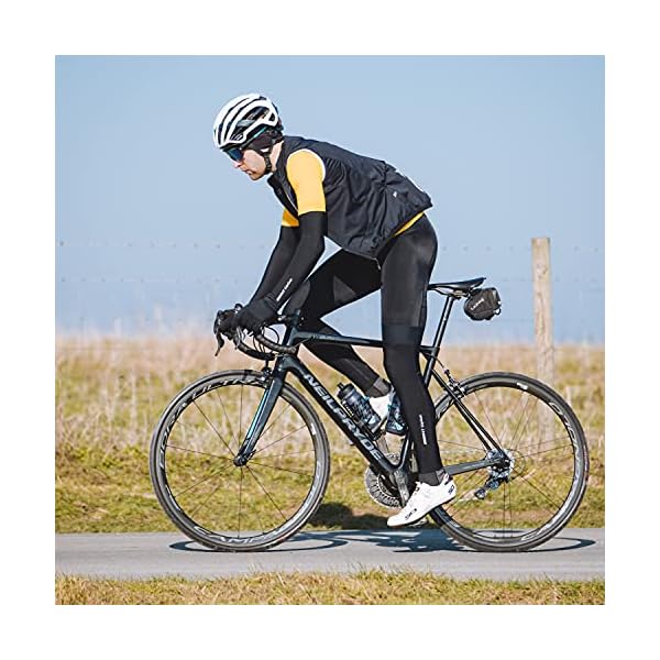 GripGrab Classic Winter Fahrrad Beinlinge Rutschfeste Thermo Radsport Rennrad Gravel MTB Beinwärmer Cycling Leg Warmers – Bild 6