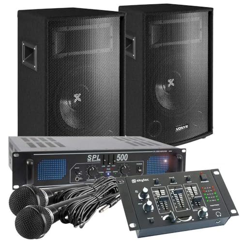 Kit Karaoke 500W complet pour chanter à deux sans aucun problème de branchement audio