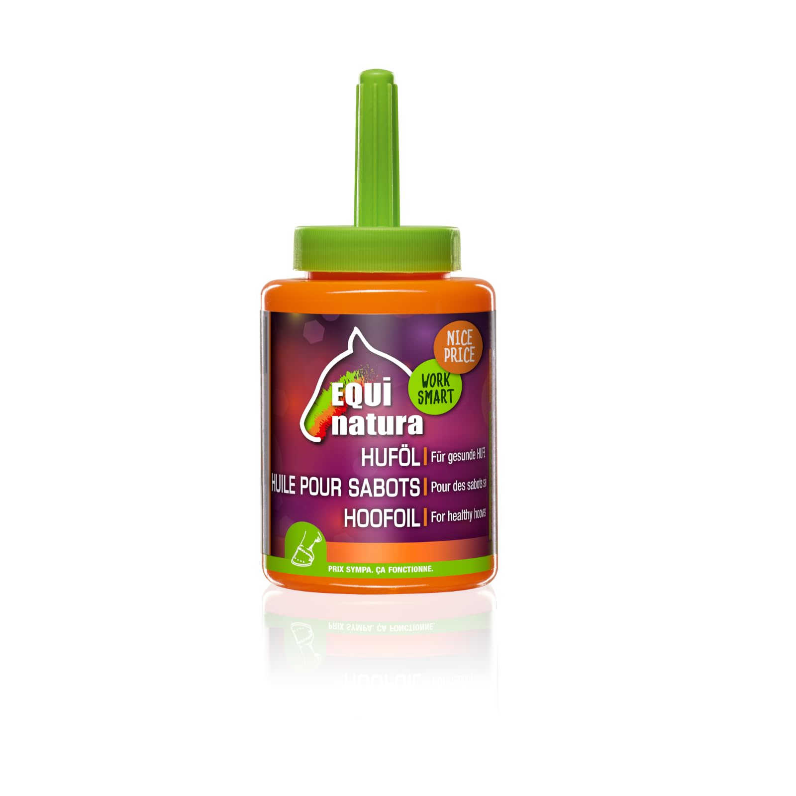 Horizont Equinatura Hoof Oil with Brush in 450 ml Pot