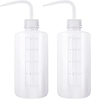 Vista 1 de Botella exprimible de 16.9 fl oz, 2 botellas de tatuaje de 16 onzas, botellas de plástico de seguridad para tatuajes de laboratorio de limpieza