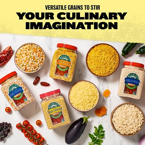 RiceSelect Pearl Couscous With Turmeric, 21-Ounce Jar