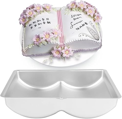 Miniatura 5 de Accesorio de pastel para bricolaje en forma de libro, herramienta de ornamentación, herramienta de moldeo de aleación Molde de especialidad novedosa