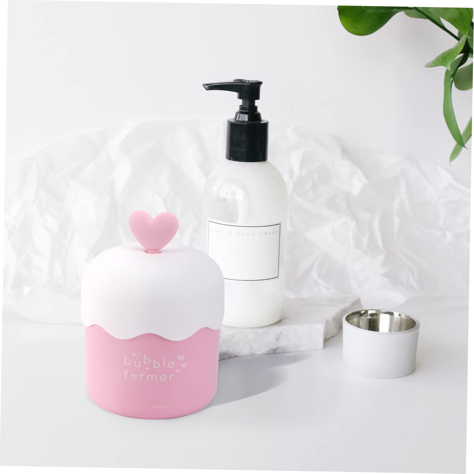 Dispositivo de Espuma para Limpieza Facial, Espumador Manual Portátil de PP, Ligero, para Lavado de Cara y Gel