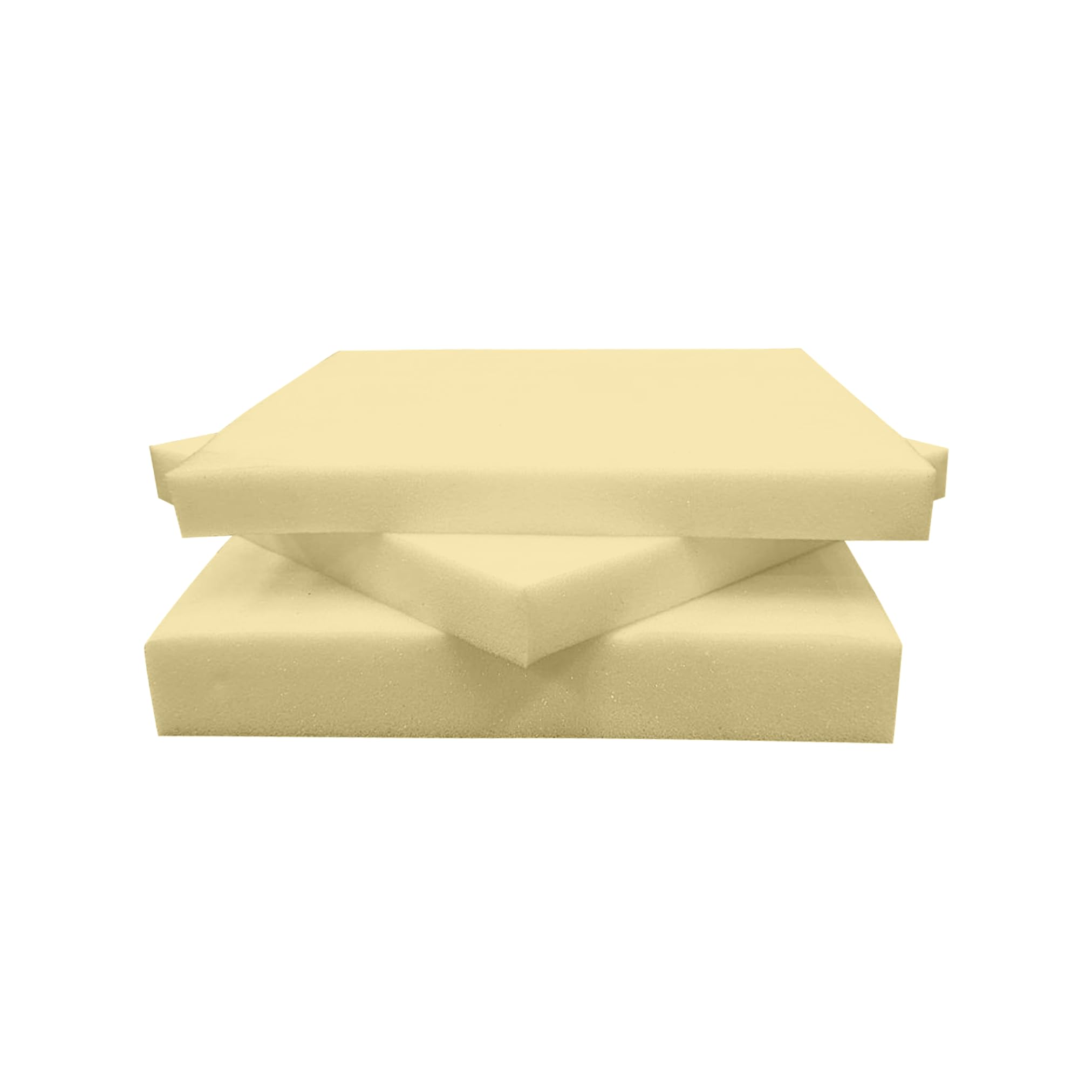 Jardins de Luxe ! Memory Foam – Cut to Size for Mattresses, Seat Cushions, and Custom Upholstery | 24 x 24 Inches (61 x 61 cm) [Made in UK] (61 x 61 x 7.5 CM)