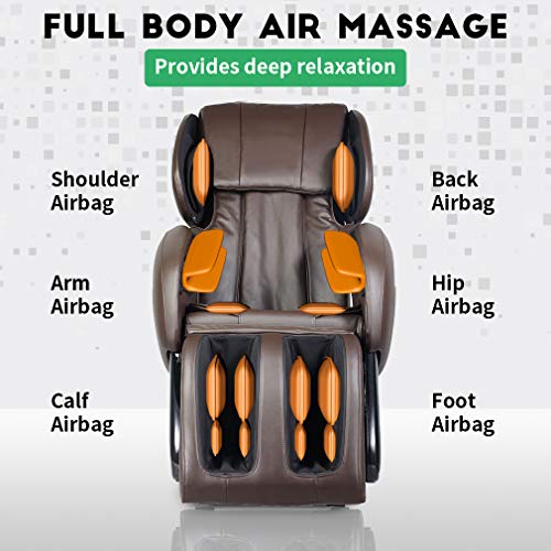 Massage Chair Zero Gravity Full Body Electric Shiatsu Ul Approved Massage Chair Recliner With Foot Rollers Built-In Heat Therapy Air Massage System Stretch Vibrating Home Office Ps4 #TOP1