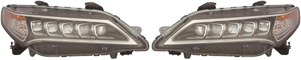 KarParts360 Headlight Assembly Pair for Acura TLX (2015–2017)