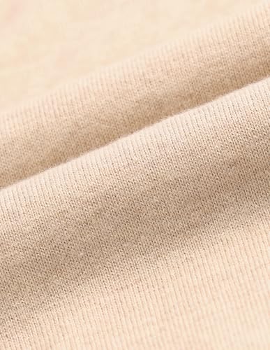 Image of U.S. Polo ASSN. Mens Beige Heathered Mock NeckLong SleeveCasual Cotton Regular Fit Sweater