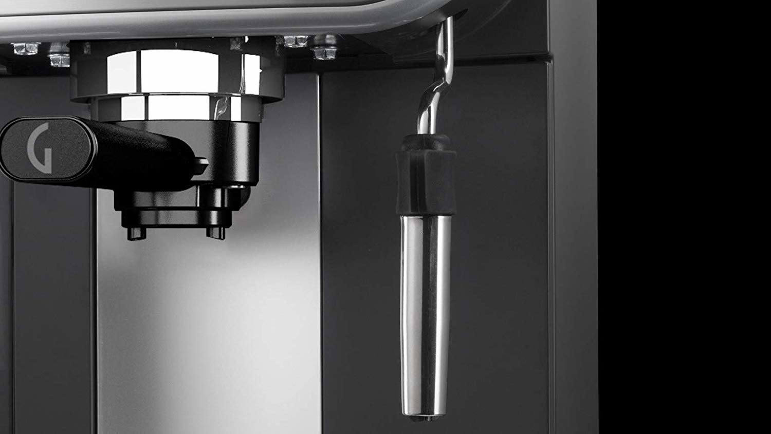 Gaggia RI8525/01 Caffettiera a mano Carezza Deluxe per caffè macinato e cialde, 230V, 50Hz, 1900W, grigio/nero