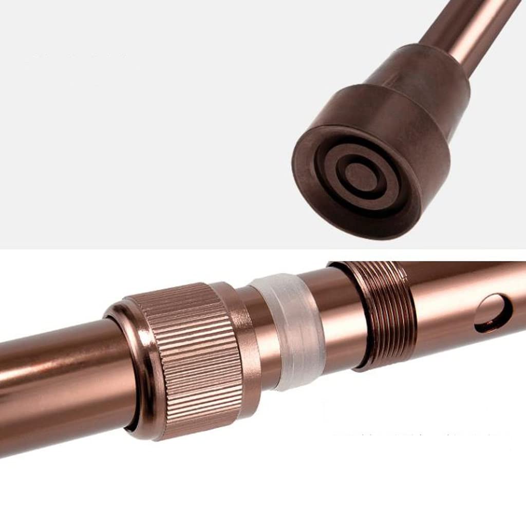 GCX- Muletas Plegables for Ancianos, bastón telescópico portátil, bastón Antideslizante, bastón Ligero Multifuncional, muletas de Ayuda for Caminar Firma