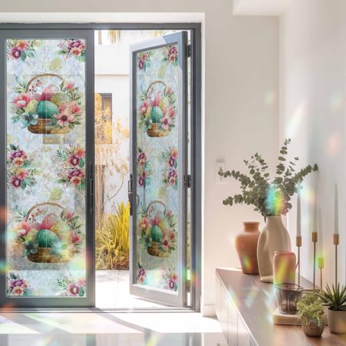 Película decorativa para ventana con efecto arcoíris, 17.7"x78.7" miniatura 3