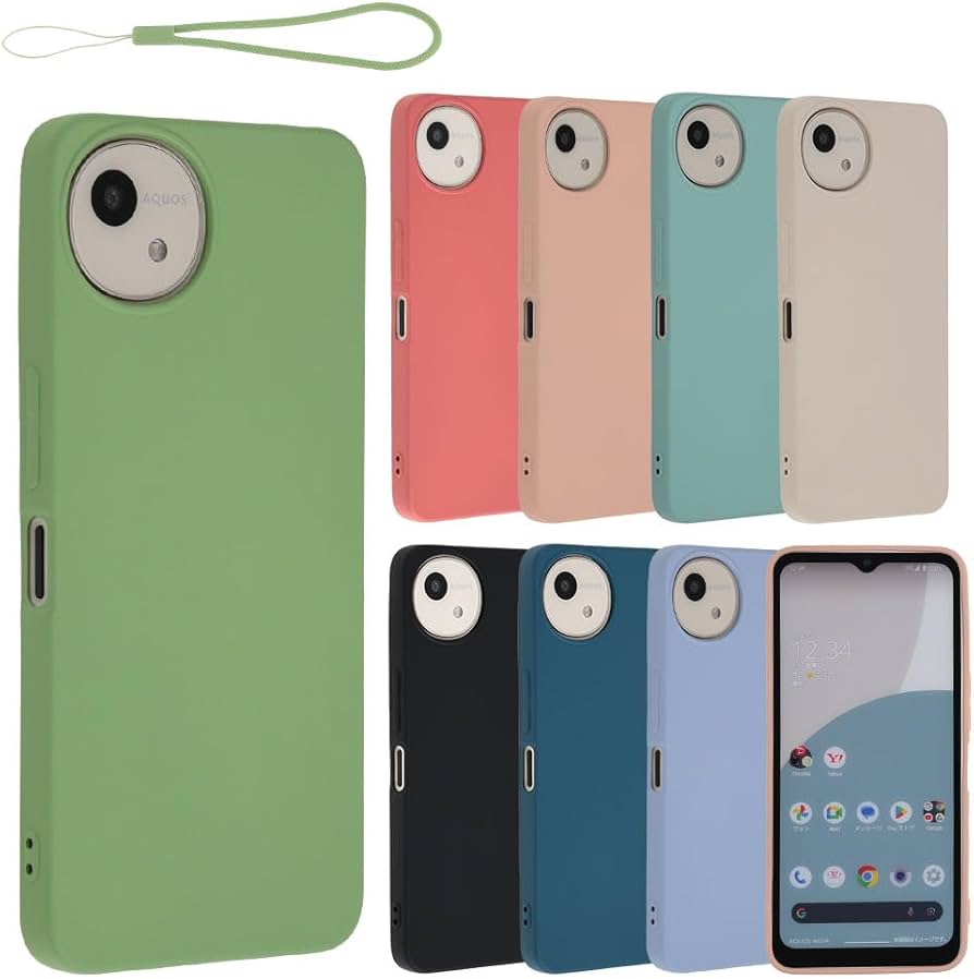 Amazon.co.jp: AQUOS wish4 シリコン ケース アクオスwish4 ソフト