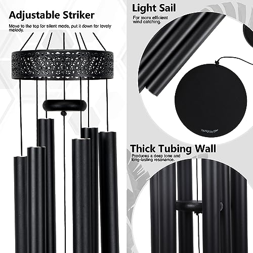 Vanquer VQ018 Large Wind Chimes For Outside Deep Tone thumb #2