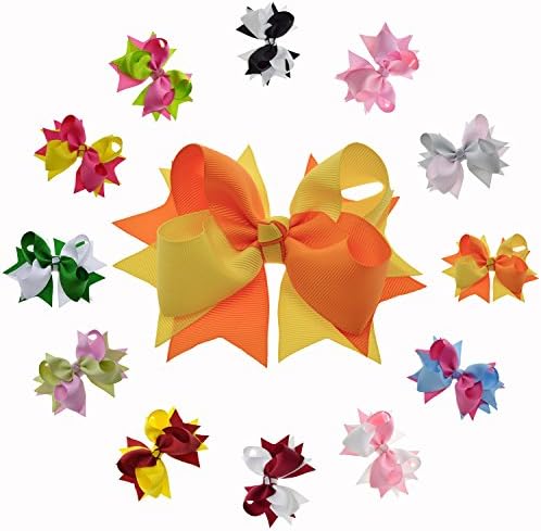 Twisted Ribbon Boutique Bows for Girls Toddlers and Babies