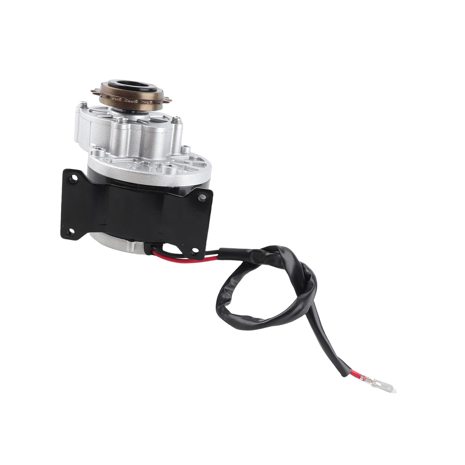 Motor de Engranaje 12V 250W, 2950 Rpm Reducción de Cepillo de CC Motor Eléctrico con 16 Dientes Rodadas para Bicicleta Eléctrica, Scooter, Ciclomotor, ATV
