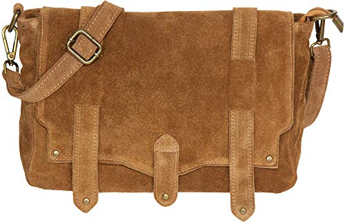 LucieElle Sac CUIR Daim Femme Bandoulière | Sac Daim...