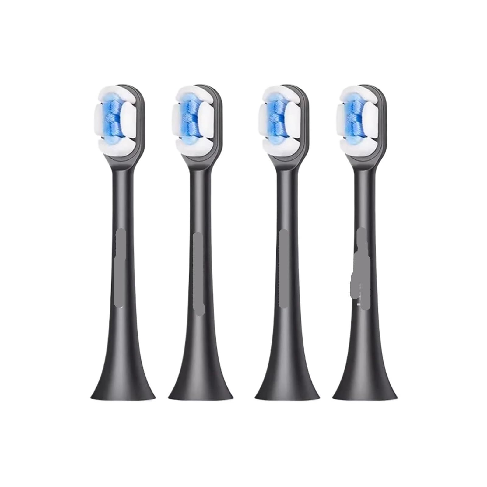 Reemplazo Del Cabezal Del Cepillo, Compatible Con SOOCAS, X1 X3 X3U X5 | Cerdas de alta densidad: más cerdas brindan una cobertura más amplia(4 pcs black)