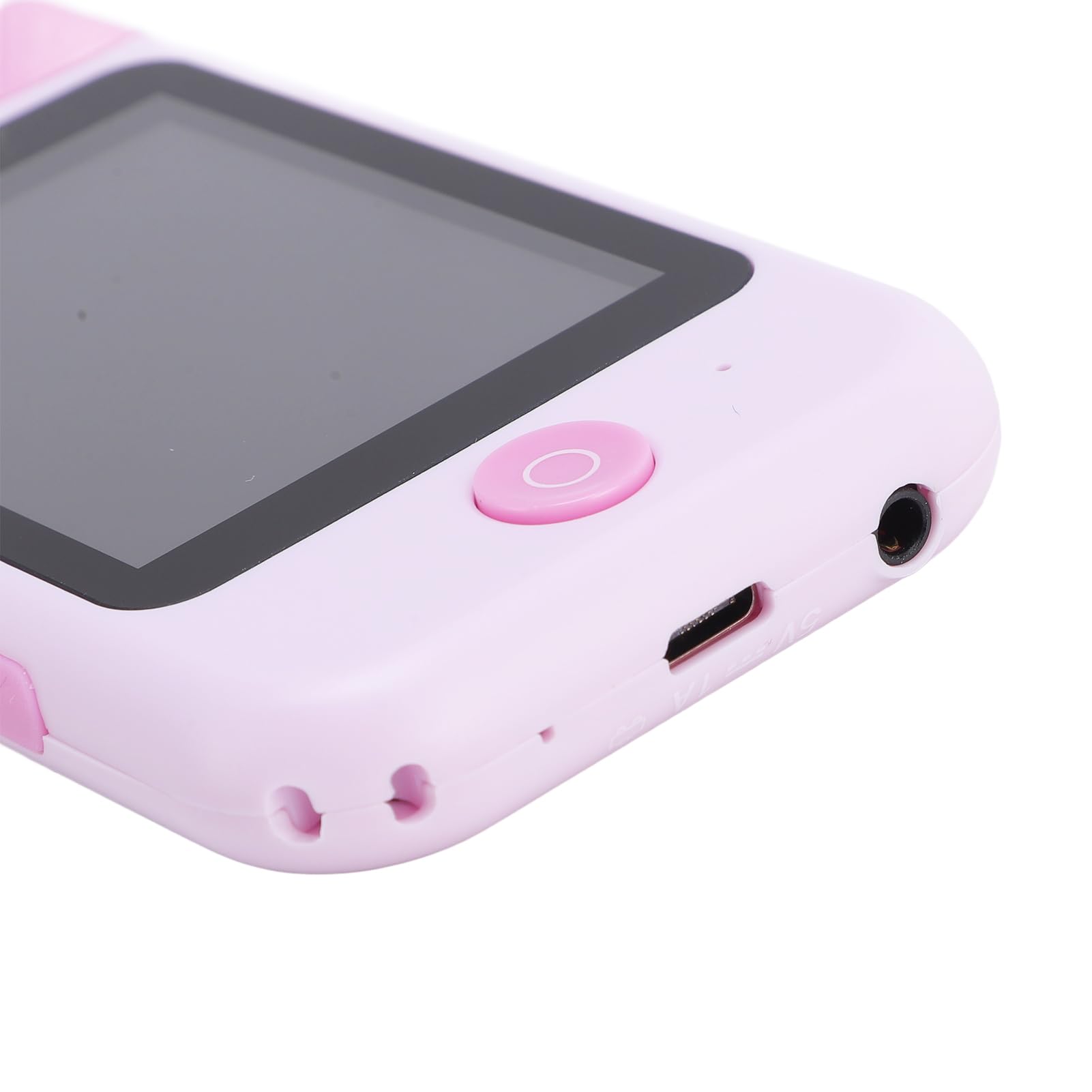 Giocattoli per Smartphone per Bambini, Touchscreen da 2,8 Pollici, Giocattoli Didattici per Cellulare con Fotocamera Ribaltabile a 180°, Lettore Video Musicale, Giochi Puzzle, (rosa chiaro)