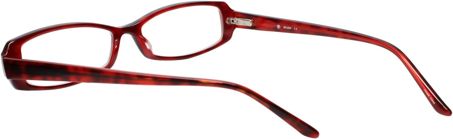 Calabria Splash 55 Designer Rectangle Reading Glasses Women Trendy Single Power Readers Ladies Modern Chic Acetate Eyeglass