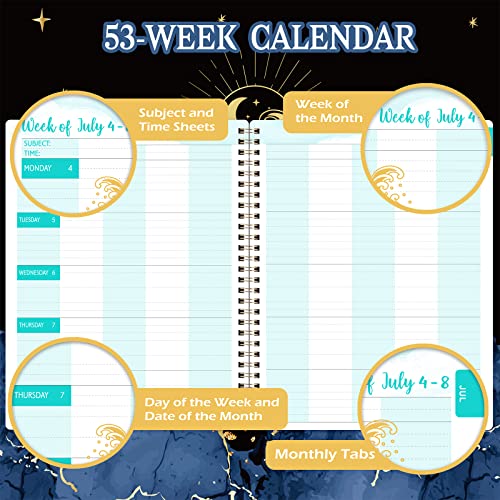 Teacher Planner 2023-2024 - Academic Lesson Planner, July 2023 - June 2024, 8'' X 10'', Lesson Plan Book, Weekly & Monthly Lesson Planner With Quotes, Weekly Activity Schedule, Great Teacher's Gifts #TOP3