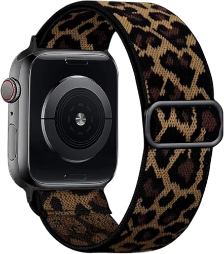 Msksjer Compatible avec Apple Watch Bracelet 42mm(Series 11 10) 38mm 40mm 41mm Femme Hommes, Nylon Réglable Solo Loop Tissu élastique Bracelets Sport pour iWatch Series 9 8 7 6 SE 5 4 3 2 1