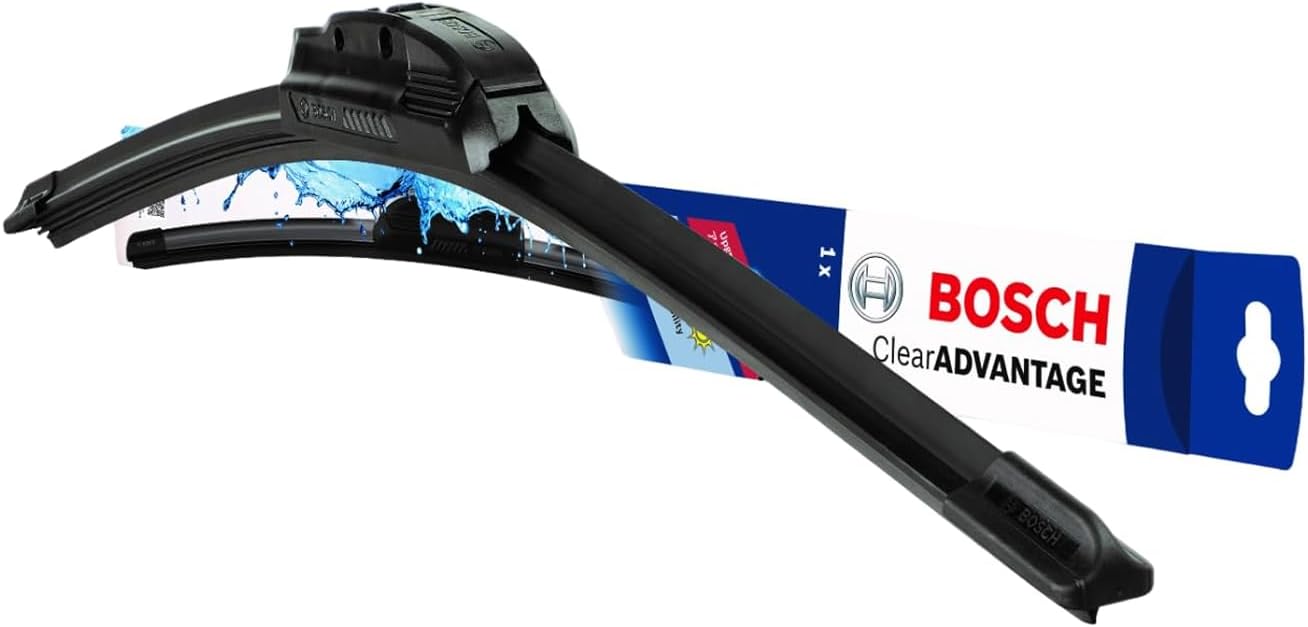 Bosch Wiper Blade 3397016581KTS CLEAR Advantage, Single, 21 Inch, Driver Side, Comes with Easy to Install Quick-clip Adapter