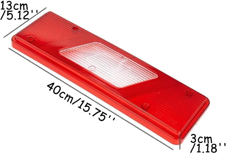 For Ford For Transit Mk8 2014-On Tipper Truck Car Rear Bumper Reflector Left/Right Rear Tail Lamp Lens Cover Not Include Bulbs 1 Or 2 Pcs