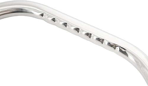 Miniatura 6 de NovelBee 2 asas de agarre para barco, acero inoxidable pulido redondo con agarre para el dedo, brida, perno (distancia de espárrago a perno 8-58