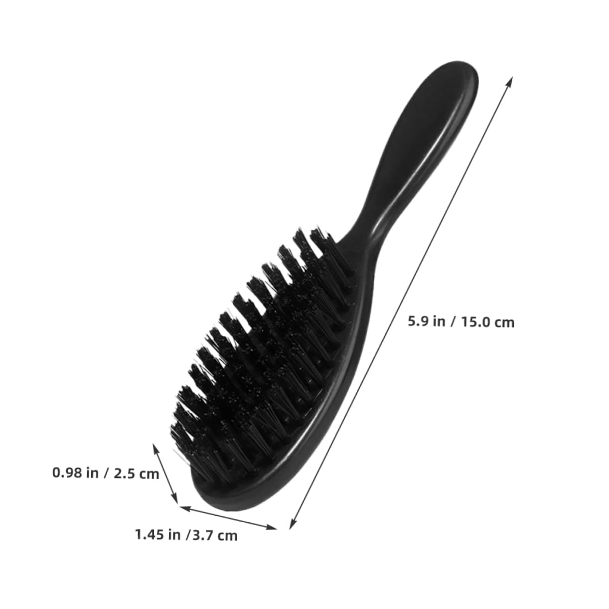 Mikinona Small Beard Comb Vented Hair Brush for Curly Hair Barber Hairdressing Tool
