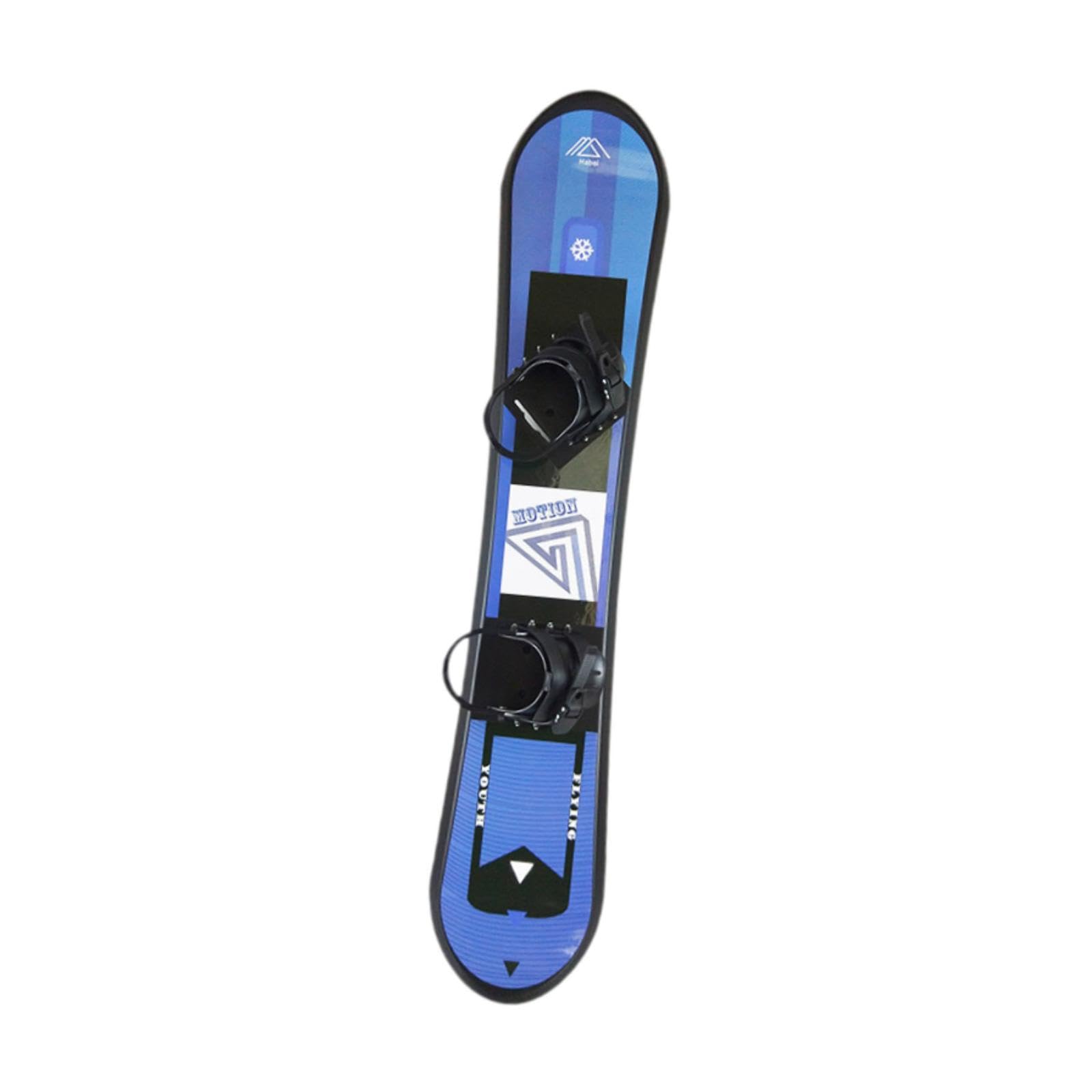 Fenteer Niños Snowboard Ski Board Snow en Trineo con Carpetas para Accesorios Deportivos de Invierno, Azul