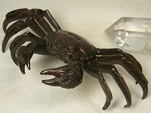 ◎中国産銅製置物「上海蟹」155mm ◎中国産銅製置物「上海蟹」155mm