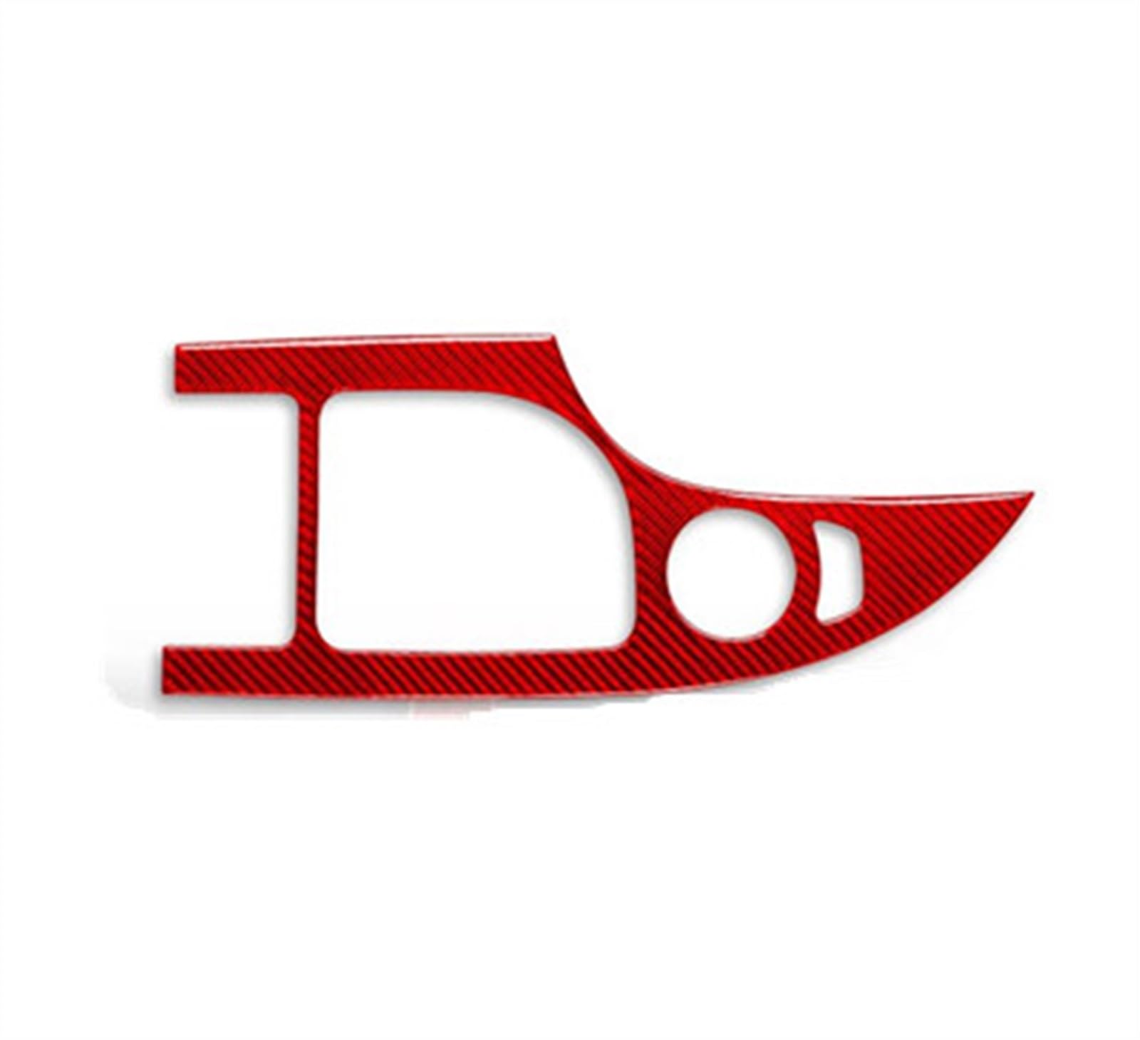 Piwine 21-Rhd B Carbon Fiber Car Interior Gear Shift Panel Trim Sticker Decoration For 5 Series E60 2004 2005 2006 2007