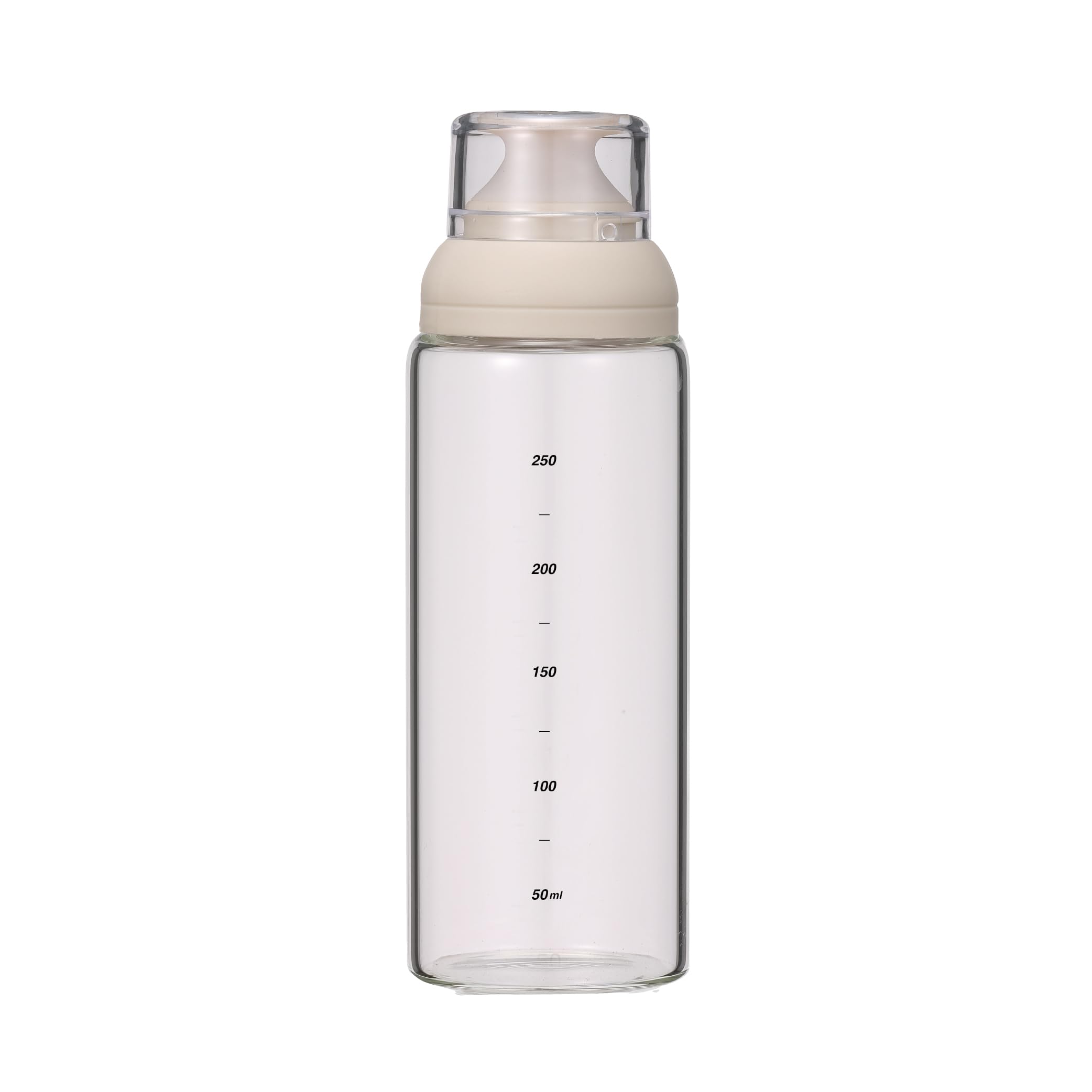 シービージャパン ドレッシングボトル 250ml 耐熱ガラス 液だれしにくい 食…