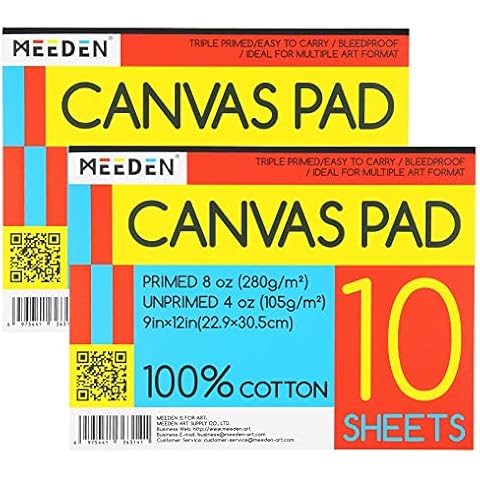 MEEDEN 100% Cotton Canvas Paper Pad Cover