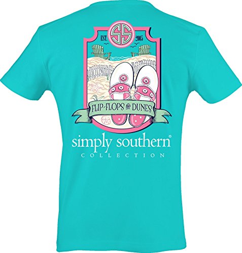 Simply Southern Preppy T-Shirt - Pool Flip Flop